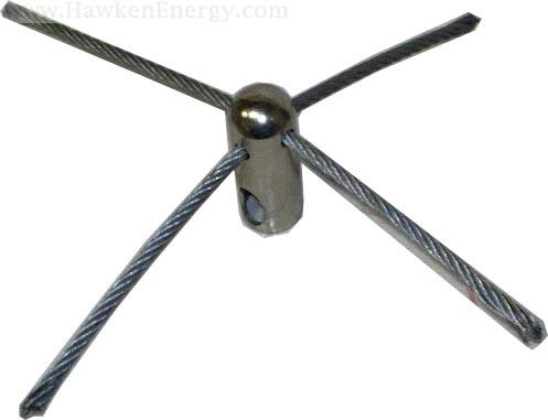 Bullet with Steel Cable